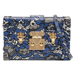 Chanel Lace Floral Petite Malle Bag