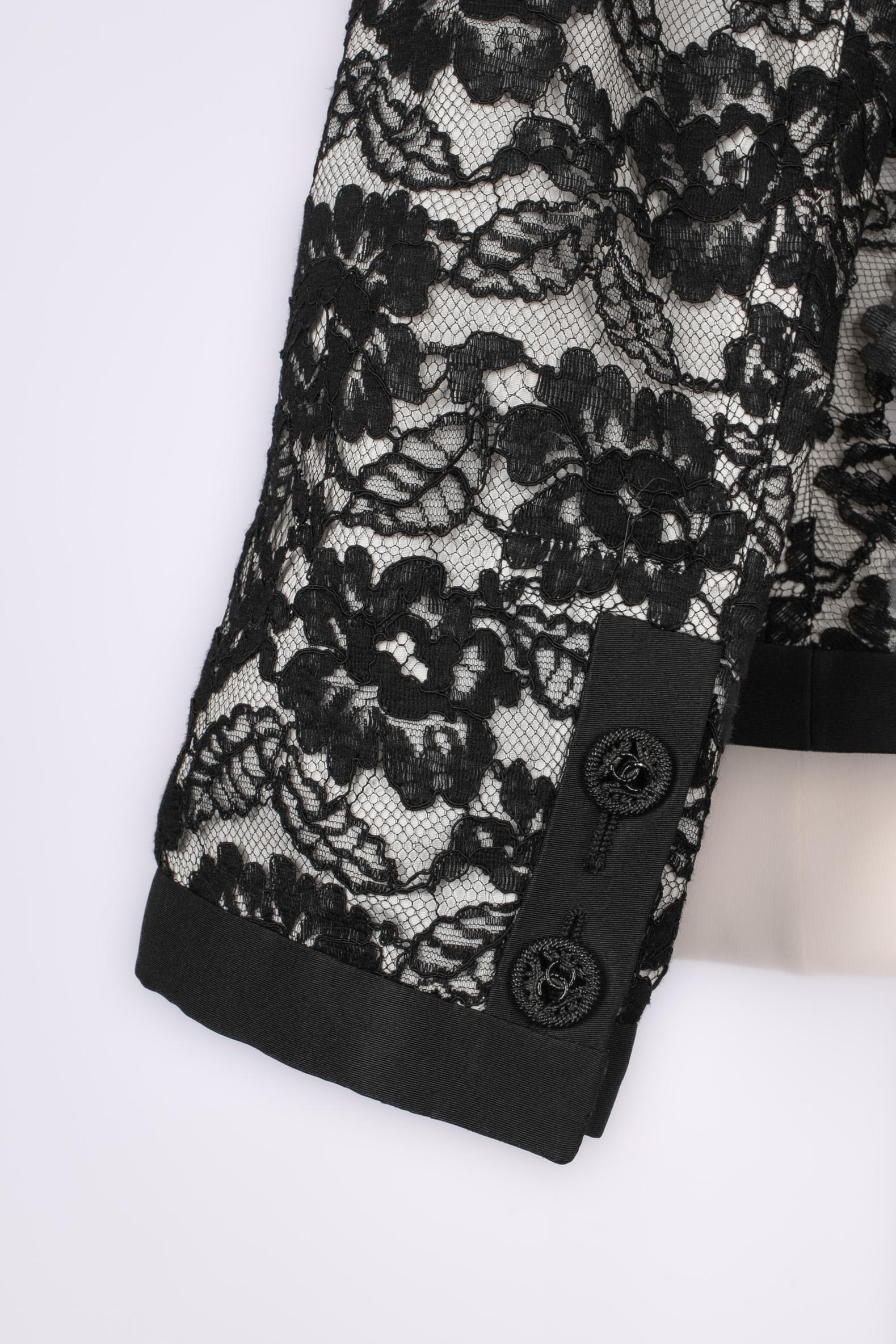 Chanel lace jacket For Sale 1