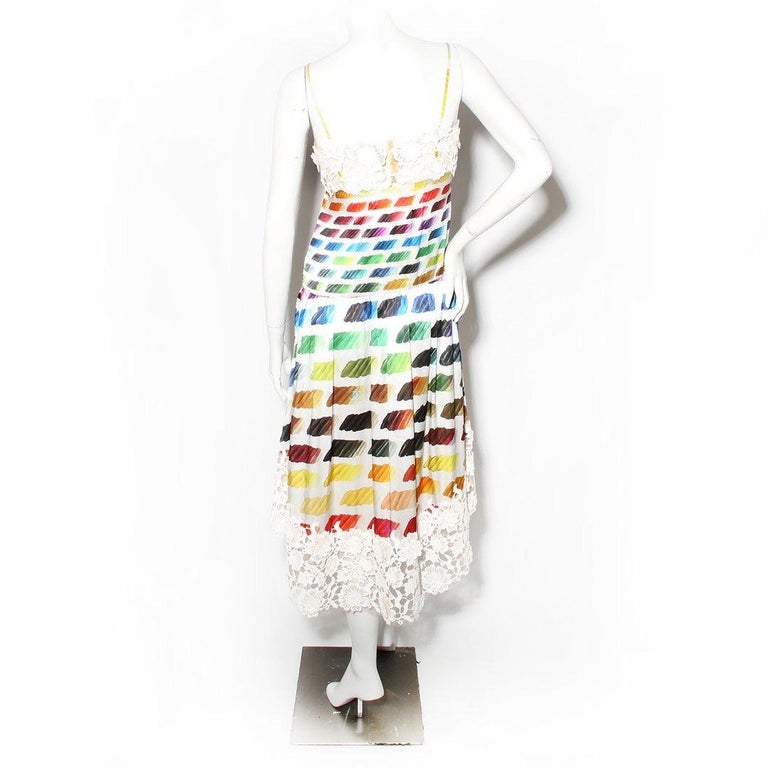 Chanel Lace Rainbow Dress S/S 2014 RTW at 1stDibs
