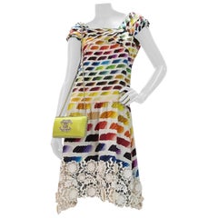 Chanel Lace Rainbow S/S 2014 Dress