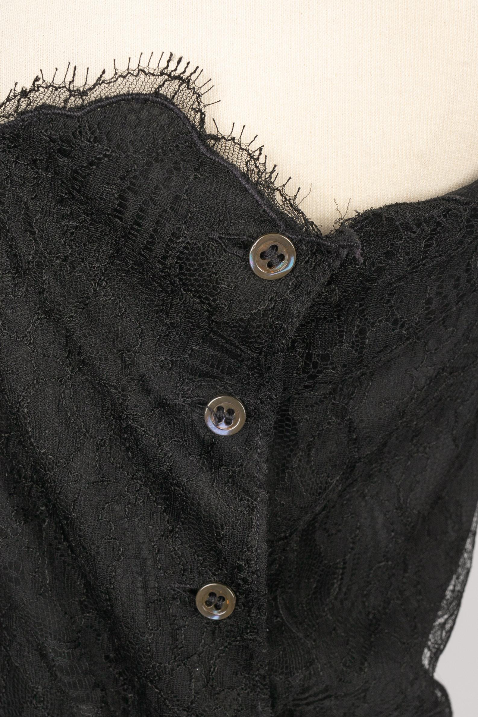 Chanel lace top For Sale 1