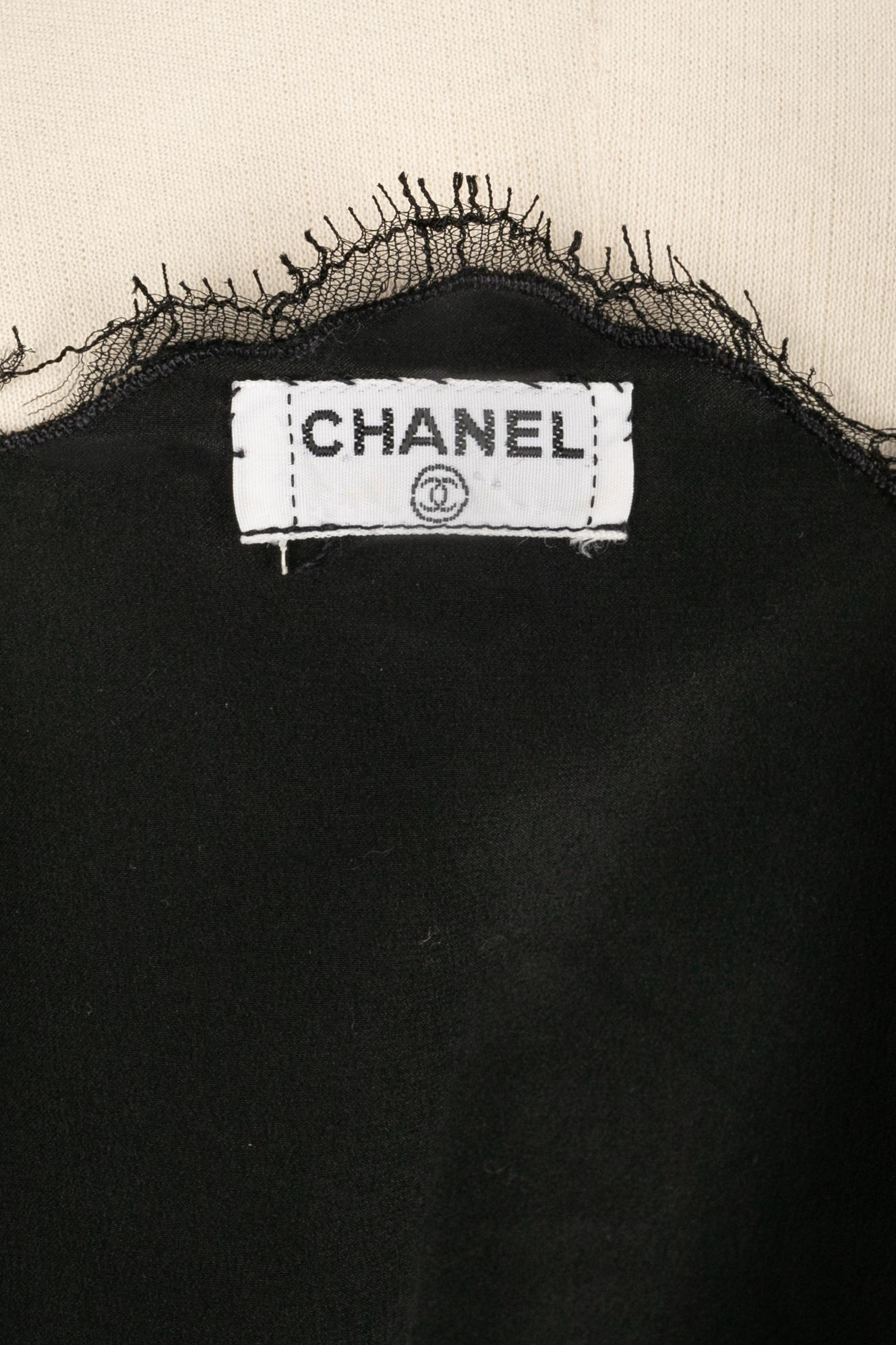 Chanel lace top For Sale 3