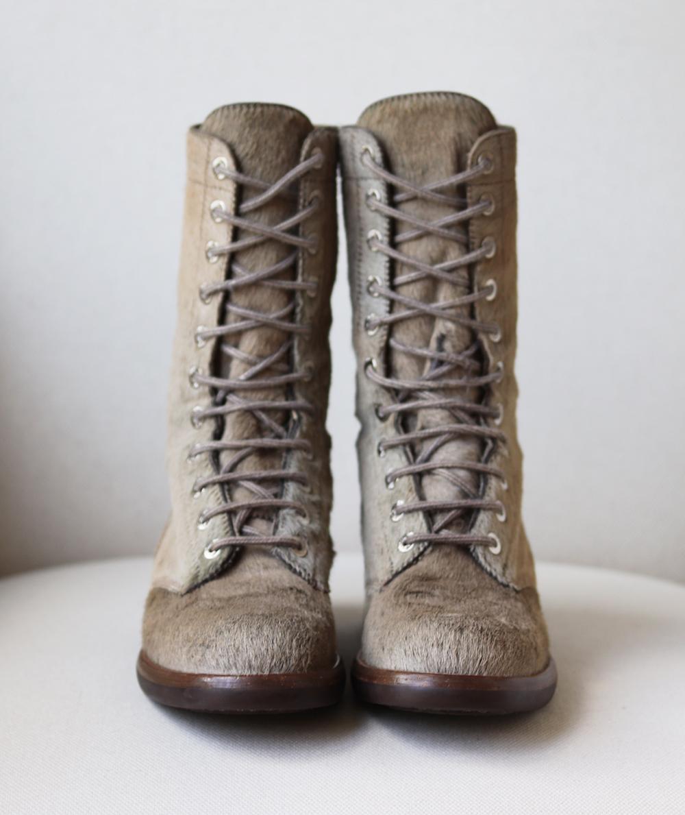 mid calf lace up boots