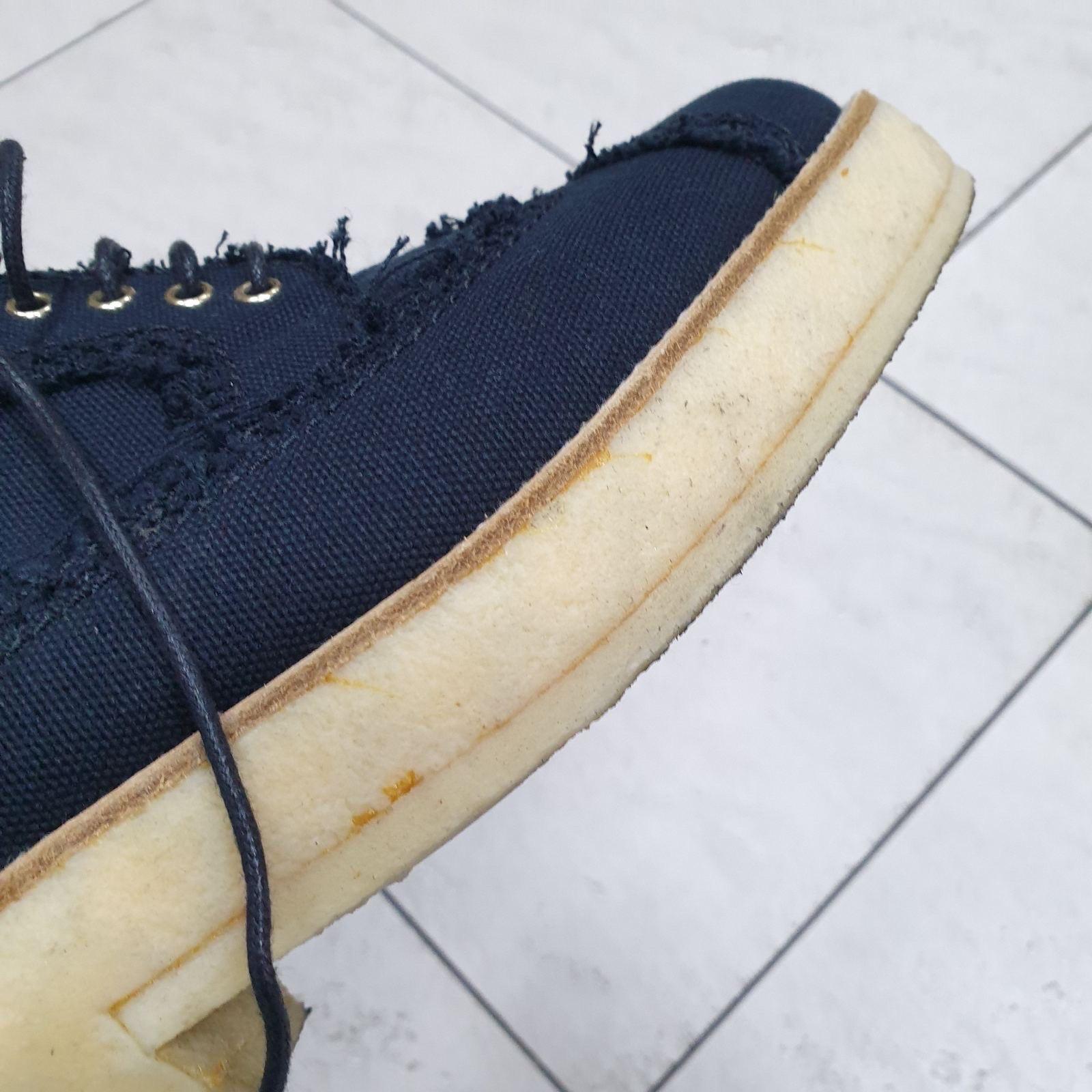 Chanel Lace-ups Navy Blue Oxfords For Sale 2