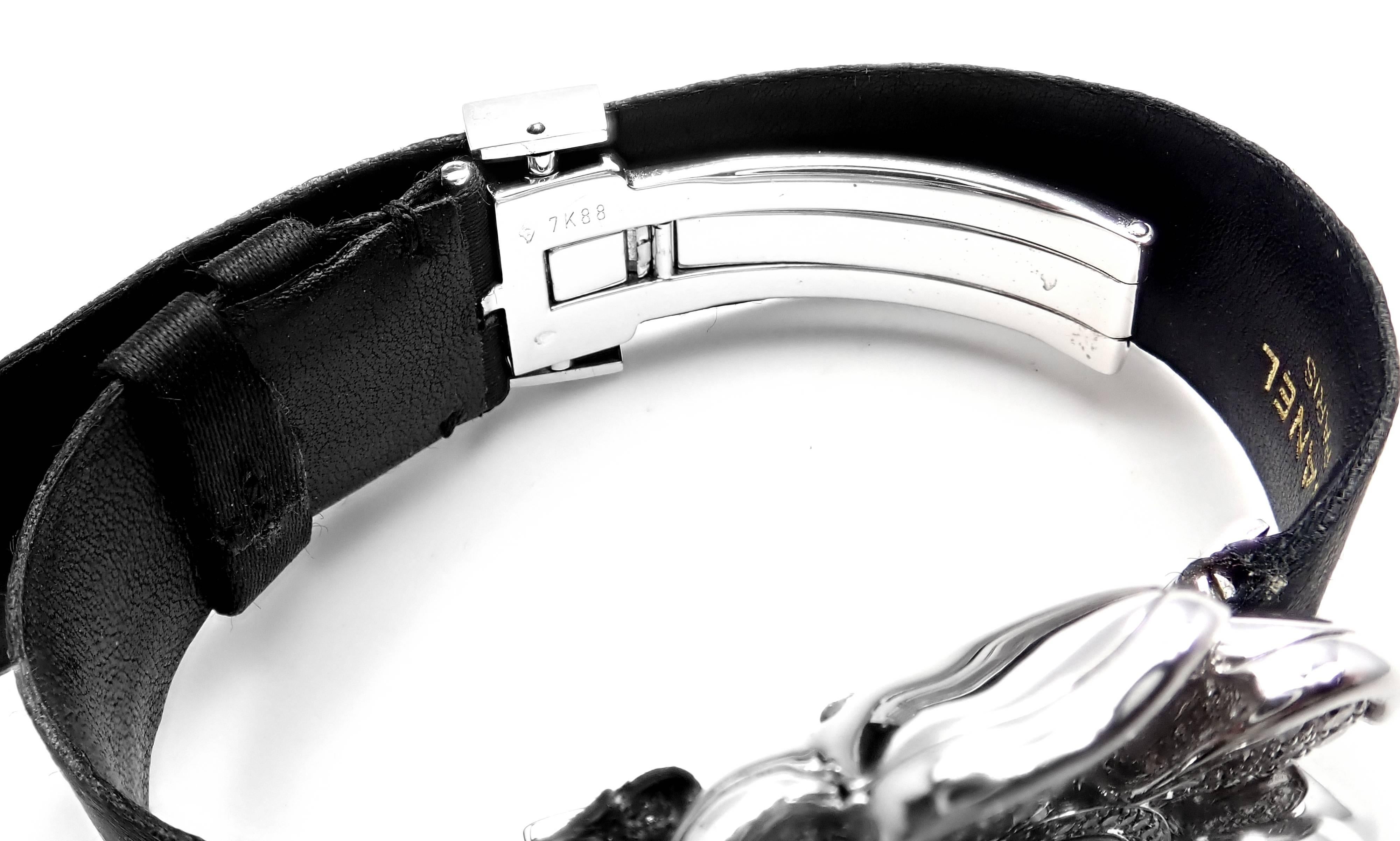 Chanel Ladies White Gold Diamond Secret Camélia Quartz Wristwatch 5