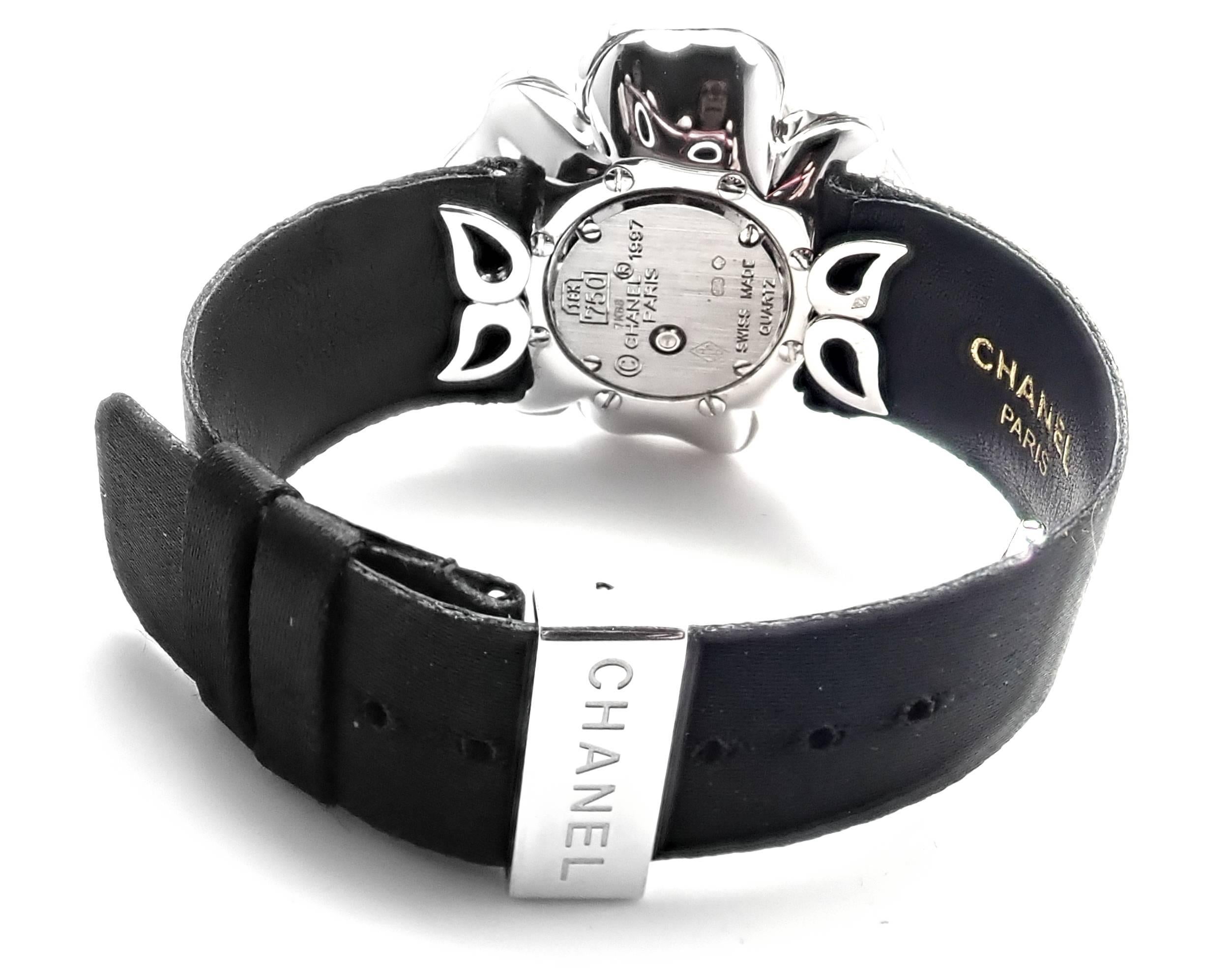 chanel camellia watch