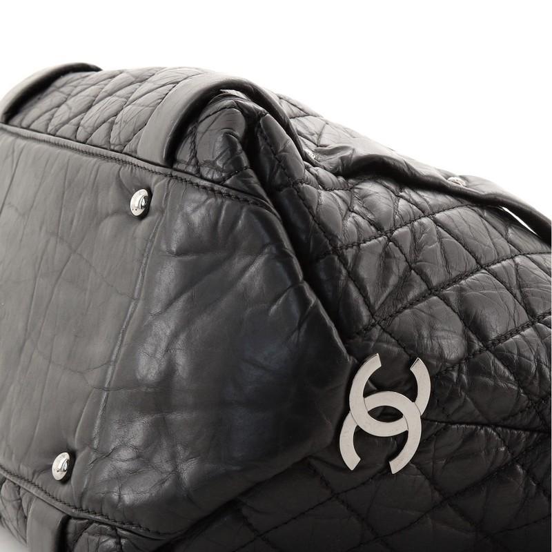 Chanel Lady Braid Shopping Tote Quilted Distressed Lambskin Medium 2