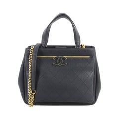 Chanel Lady Coco Shopping Tote Quilted Caviar Small