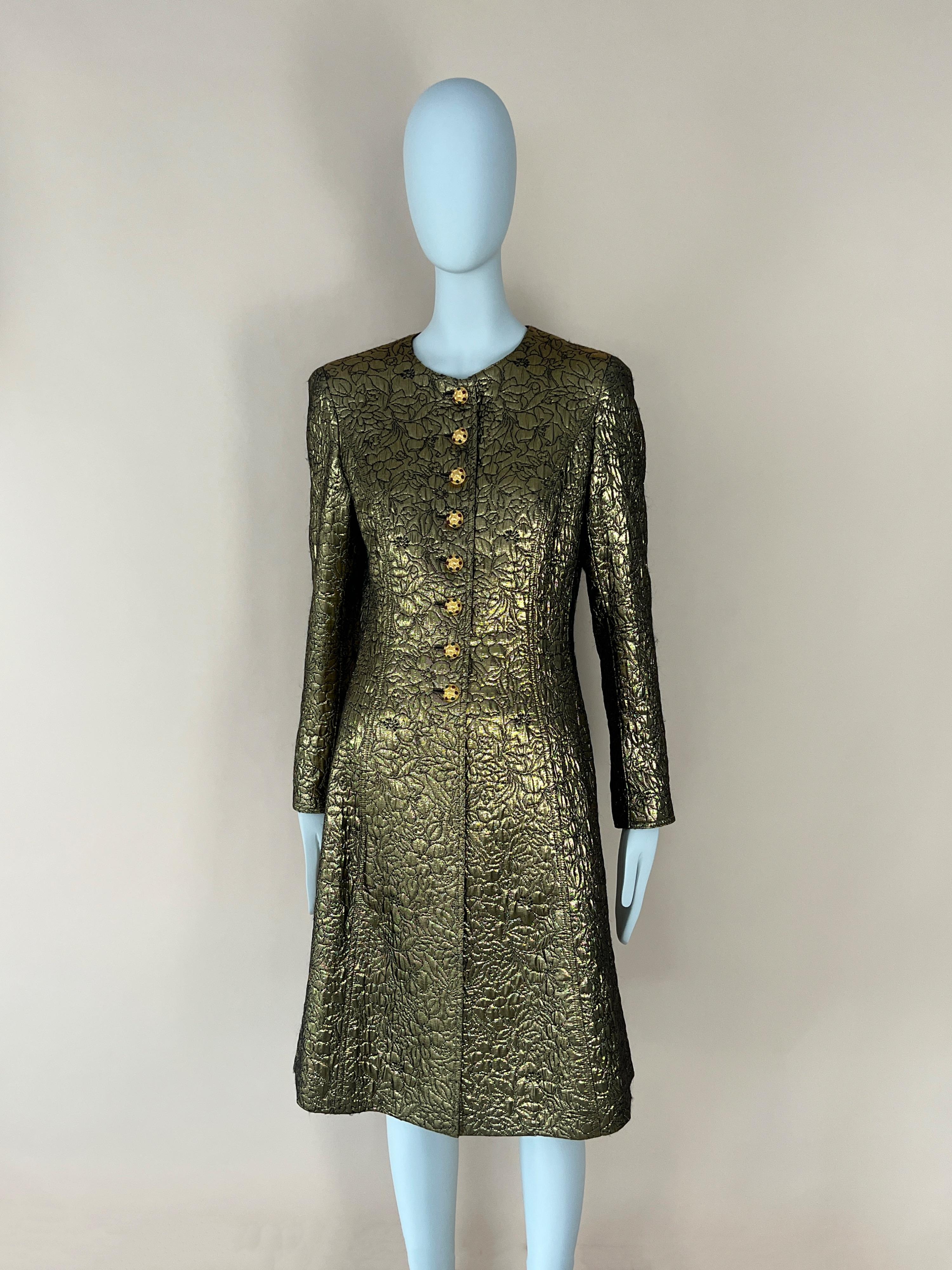 Chanel Lady Gaga Style Collectors Brocade Coat 9
