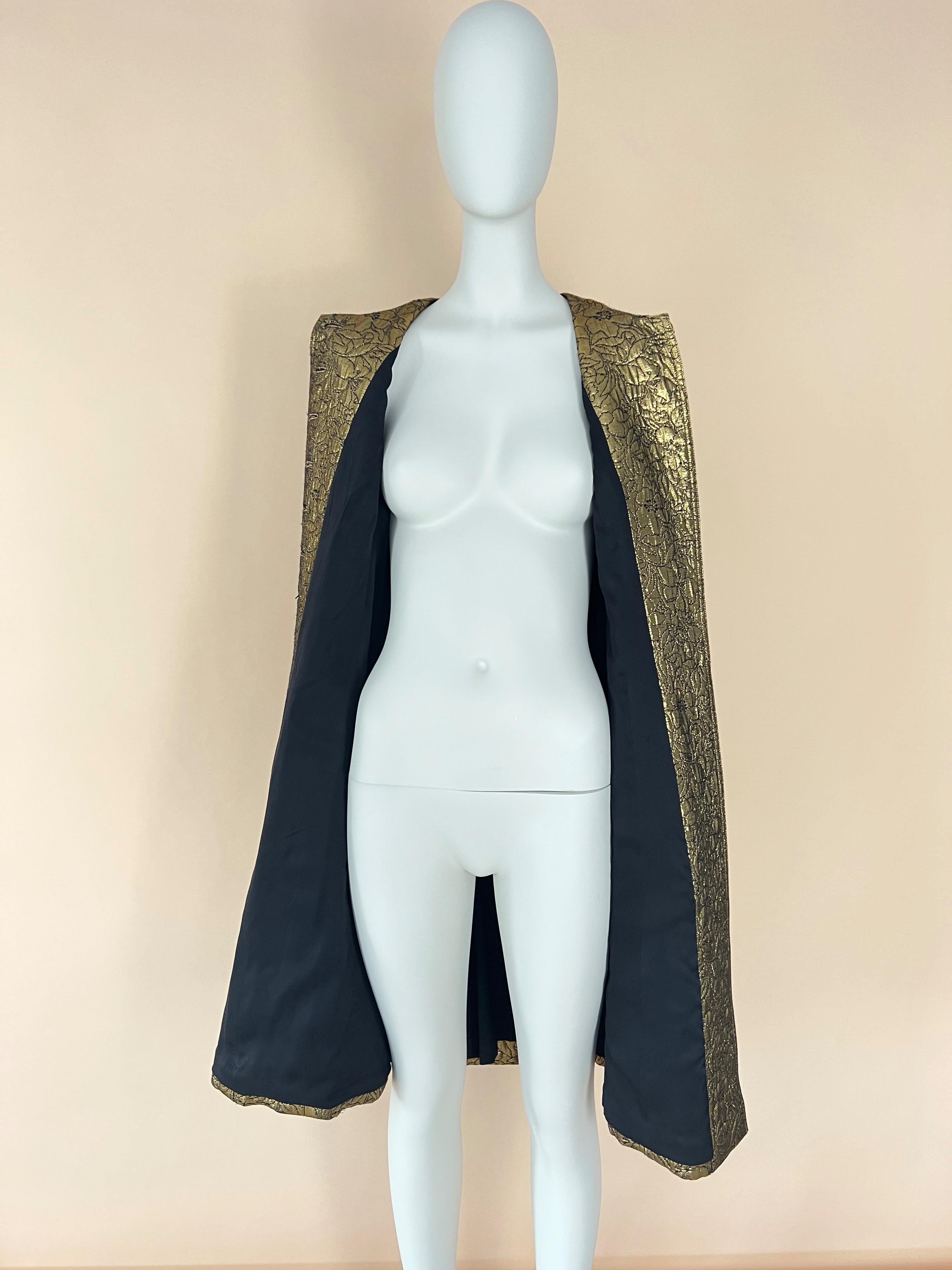 Chanel Lady Gaga Style Collectors Brocade Coat 10