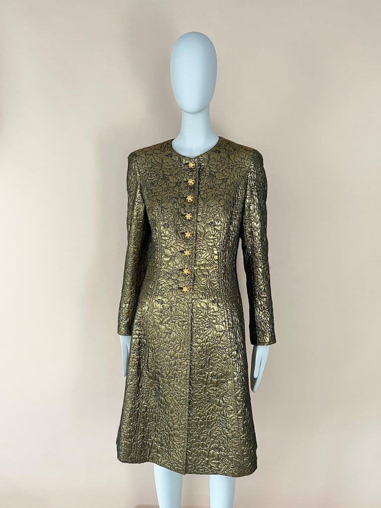 Chanel Lady Gaga Style Collectors Brocade Coat at 1stDibs | ingrid wool  jacket - vase print