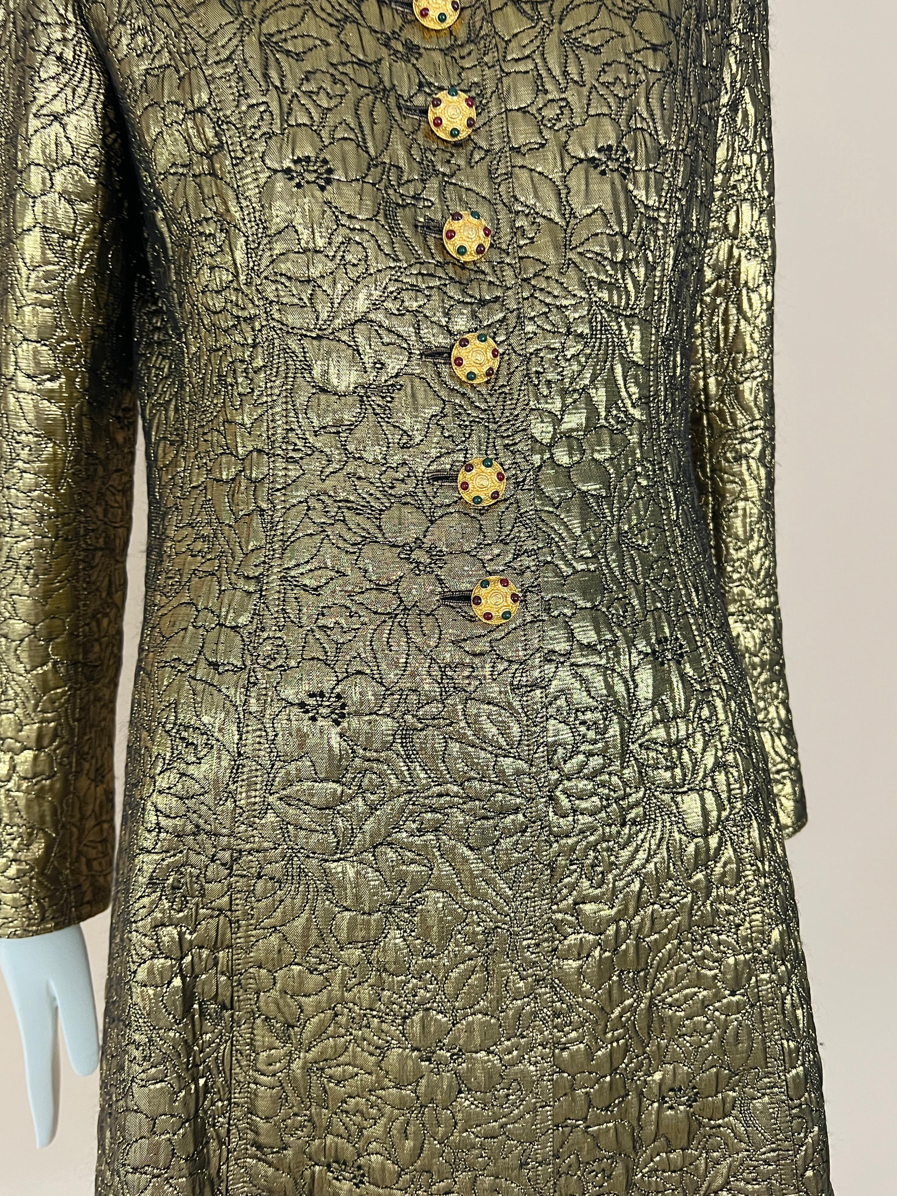 Chanel Lady Gaga Style Collectors Brocade Coat 4