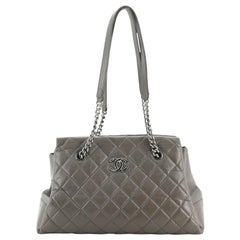 Chanel Lady Pearly Tote Quilted Aged Calfskin Large