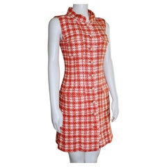 Chanel Lagerfeld - Robe en tweed sans manches