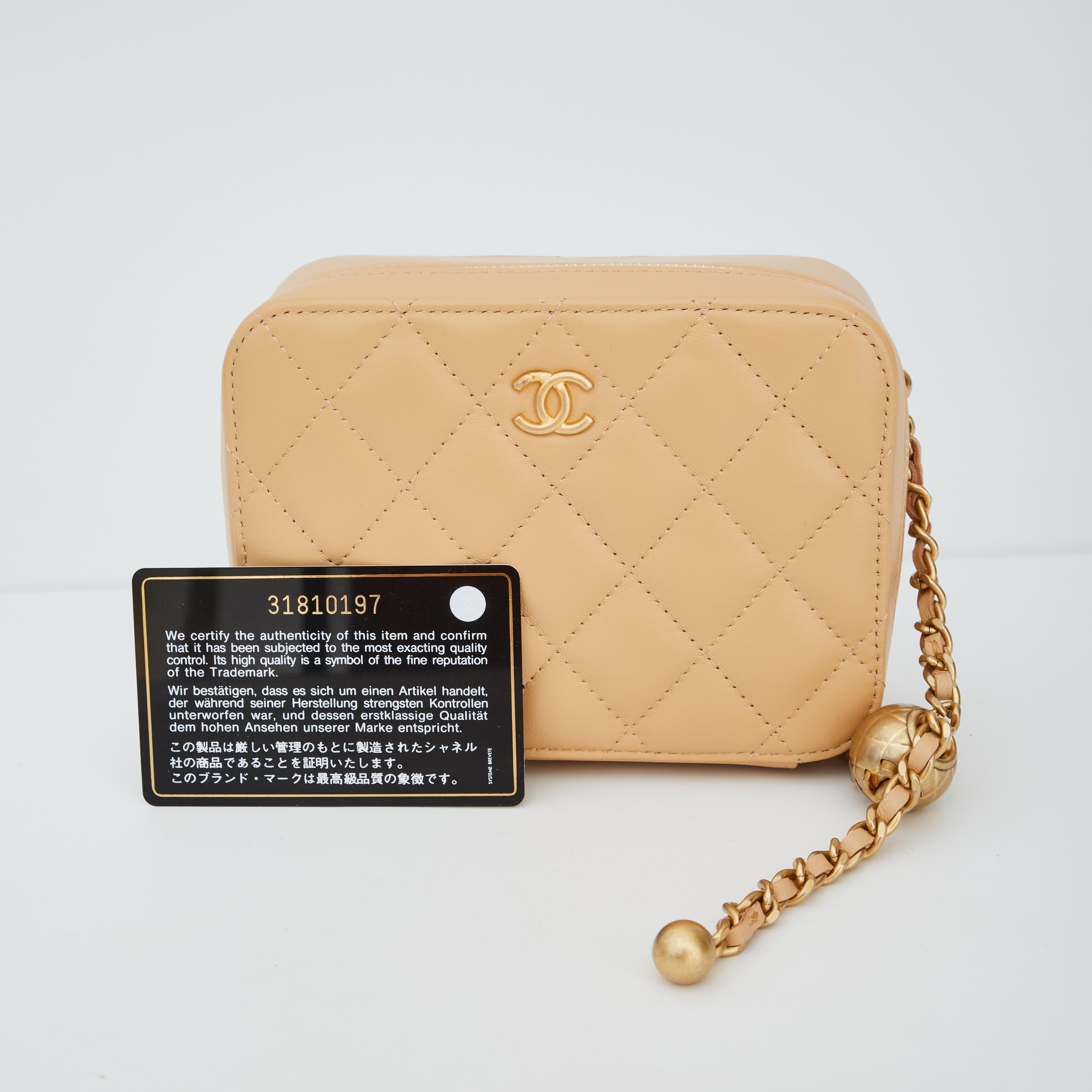chanel beige pearl crush