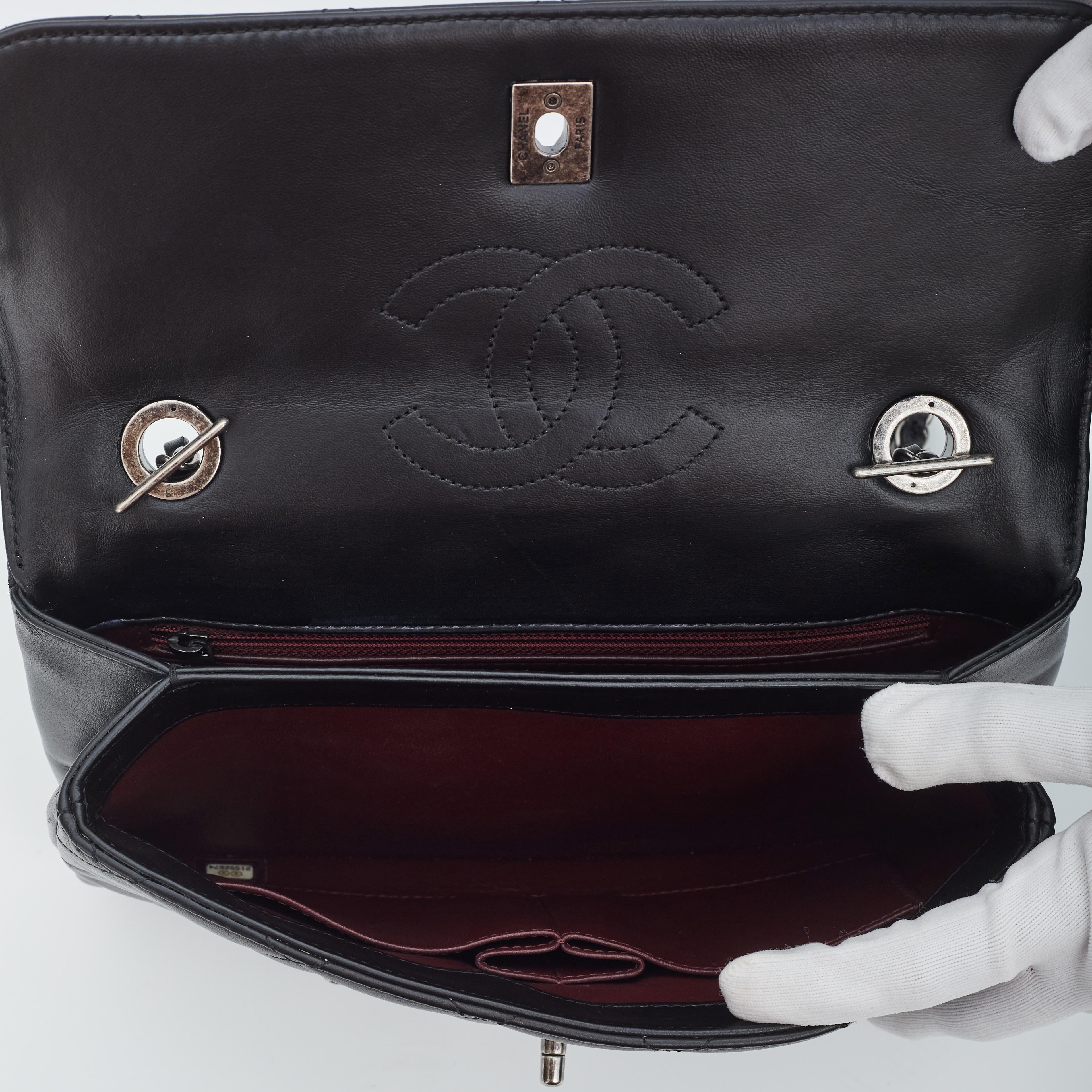 Chanel Lambskin Black Trendy CC Flap Bag (2015) 1