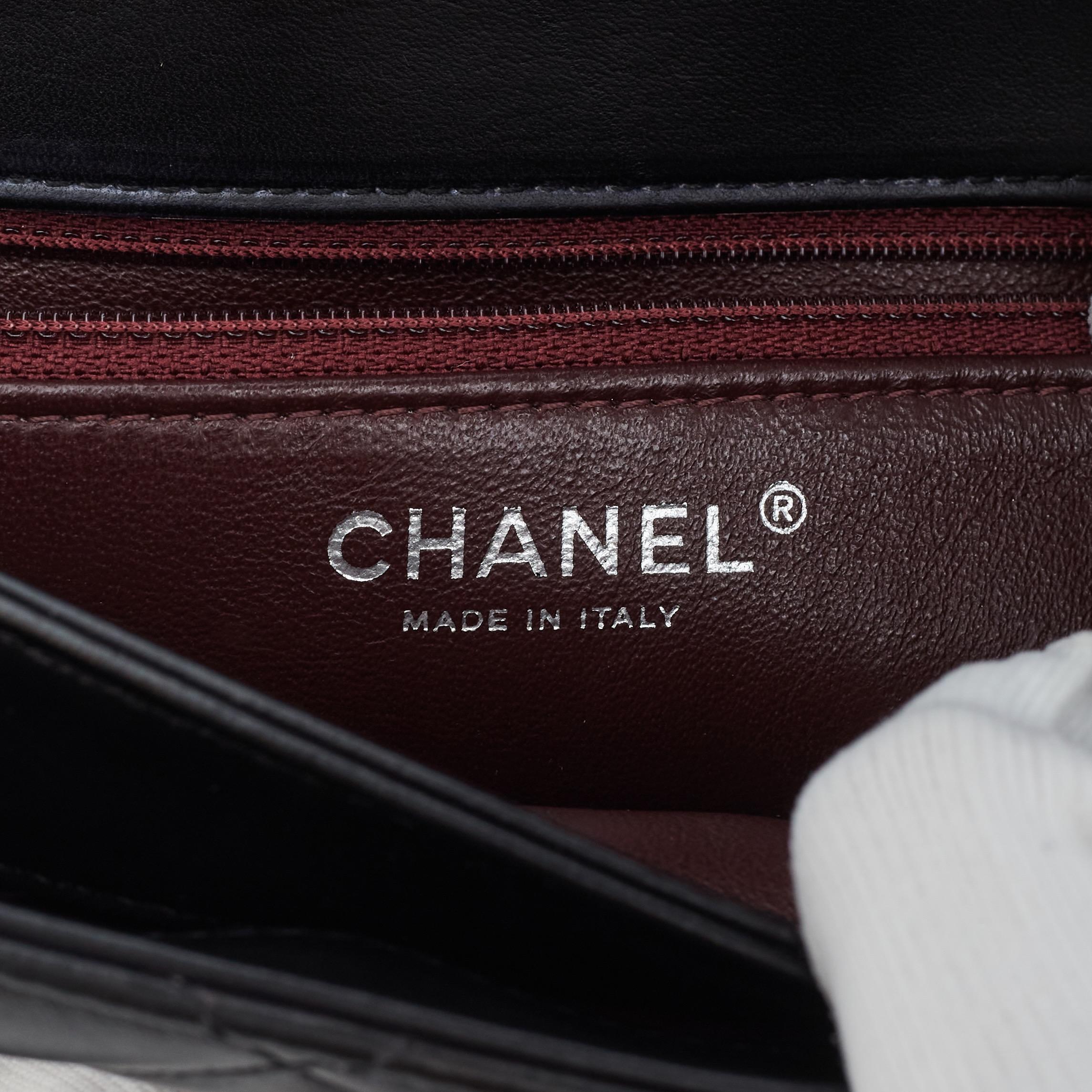 Chanel Lambskin Black Trendy CC Flap Bag (2015) 2