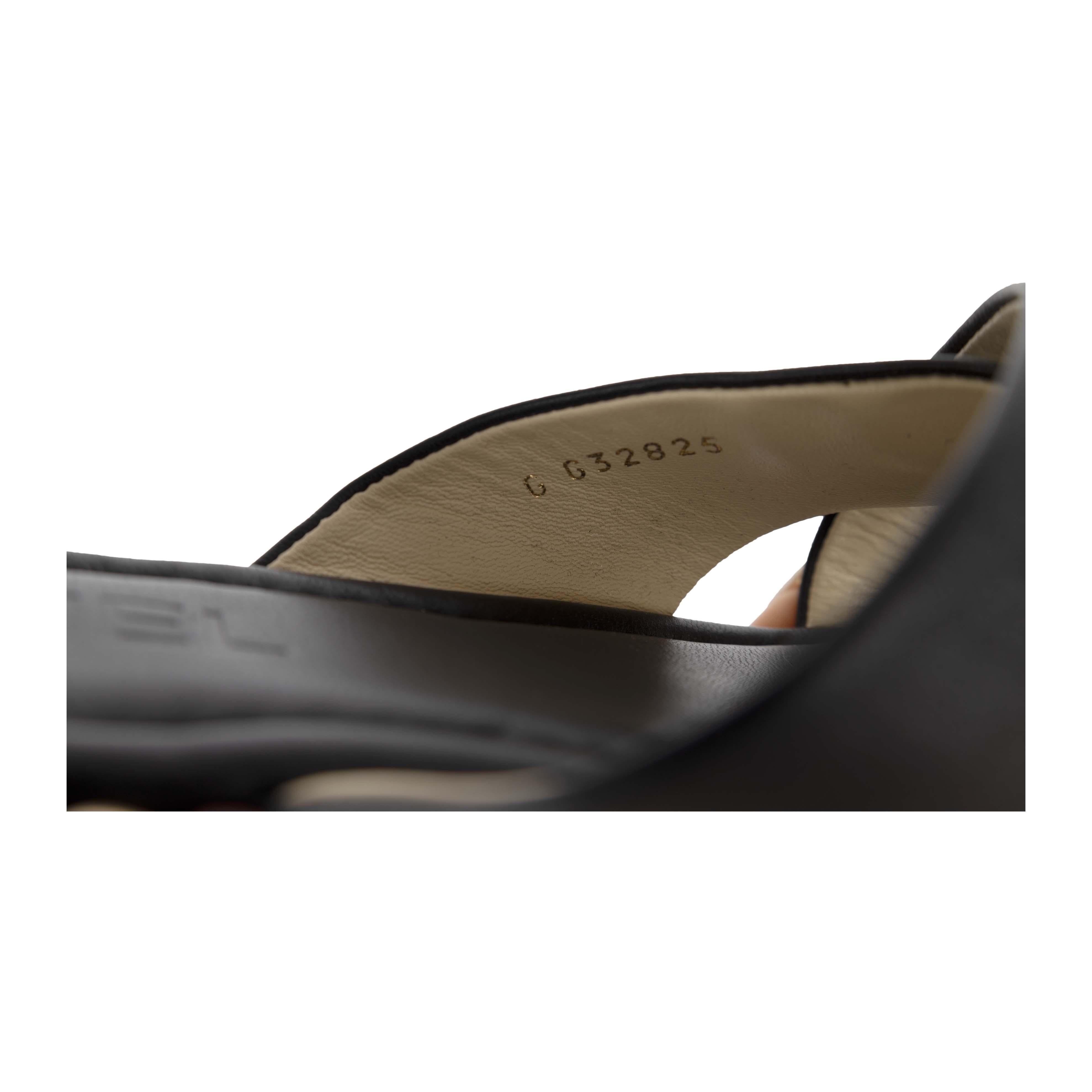 Chanel Lambskin Braided Mule Sandals - '10s 2