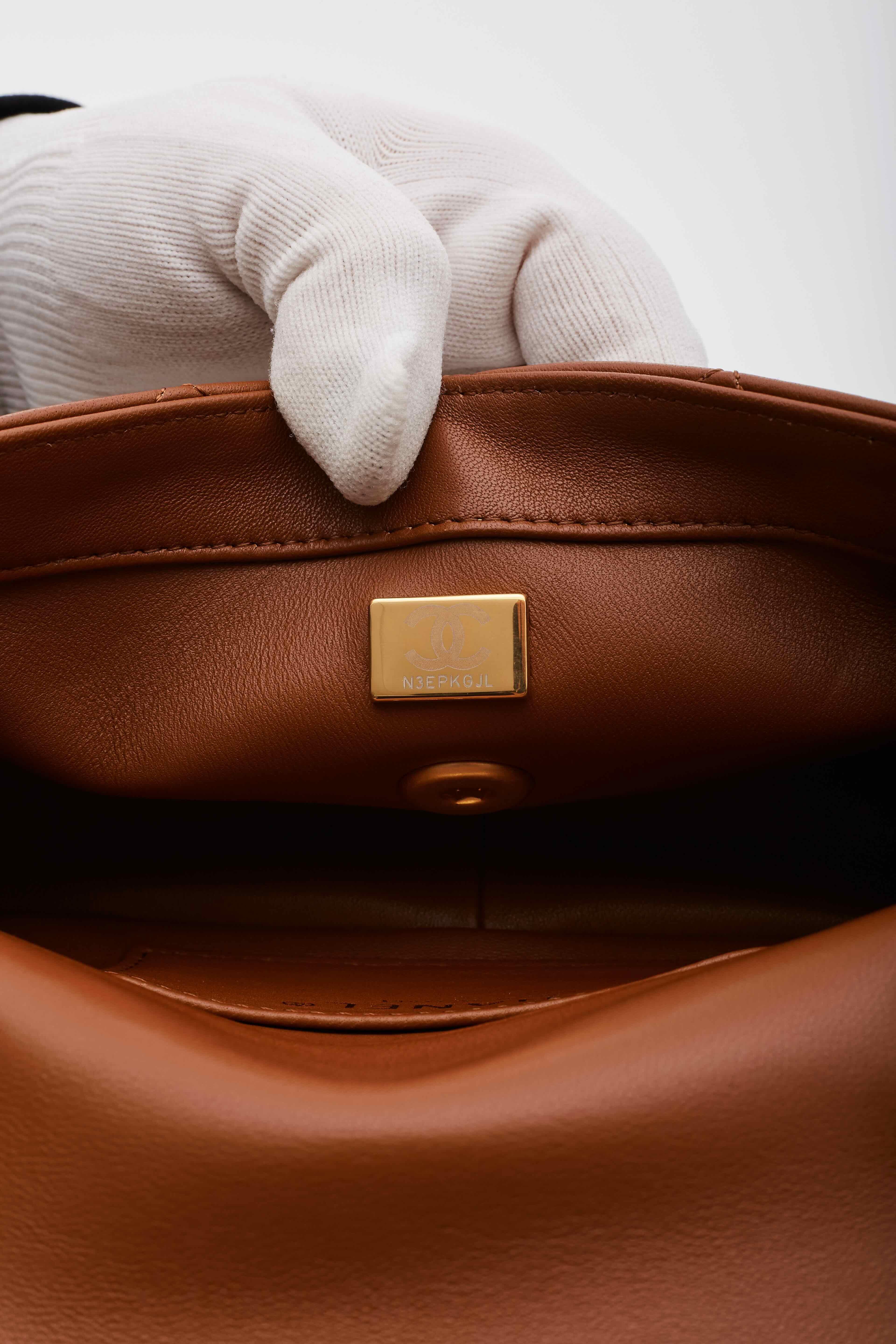 Chanel Lambskin Brown Wenge Wood Mini Flap Bag 1