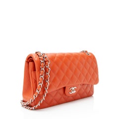 Chanel Lambskin Classic Jumbo Double Flap Bag