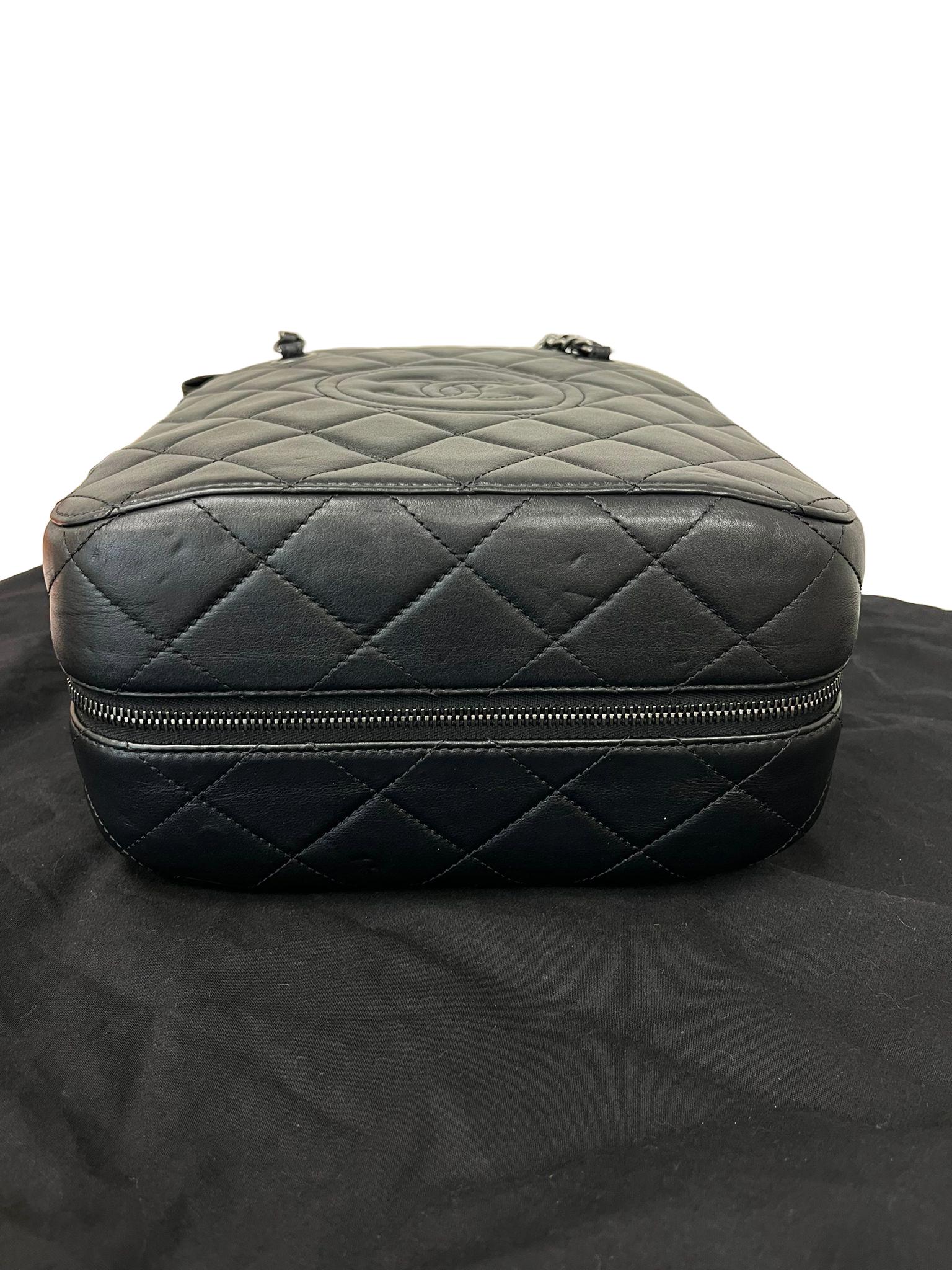 Chanel lambskin Dubai by Night Gas Jerry Can Statement Tank Collector Bag Black For Sale 14