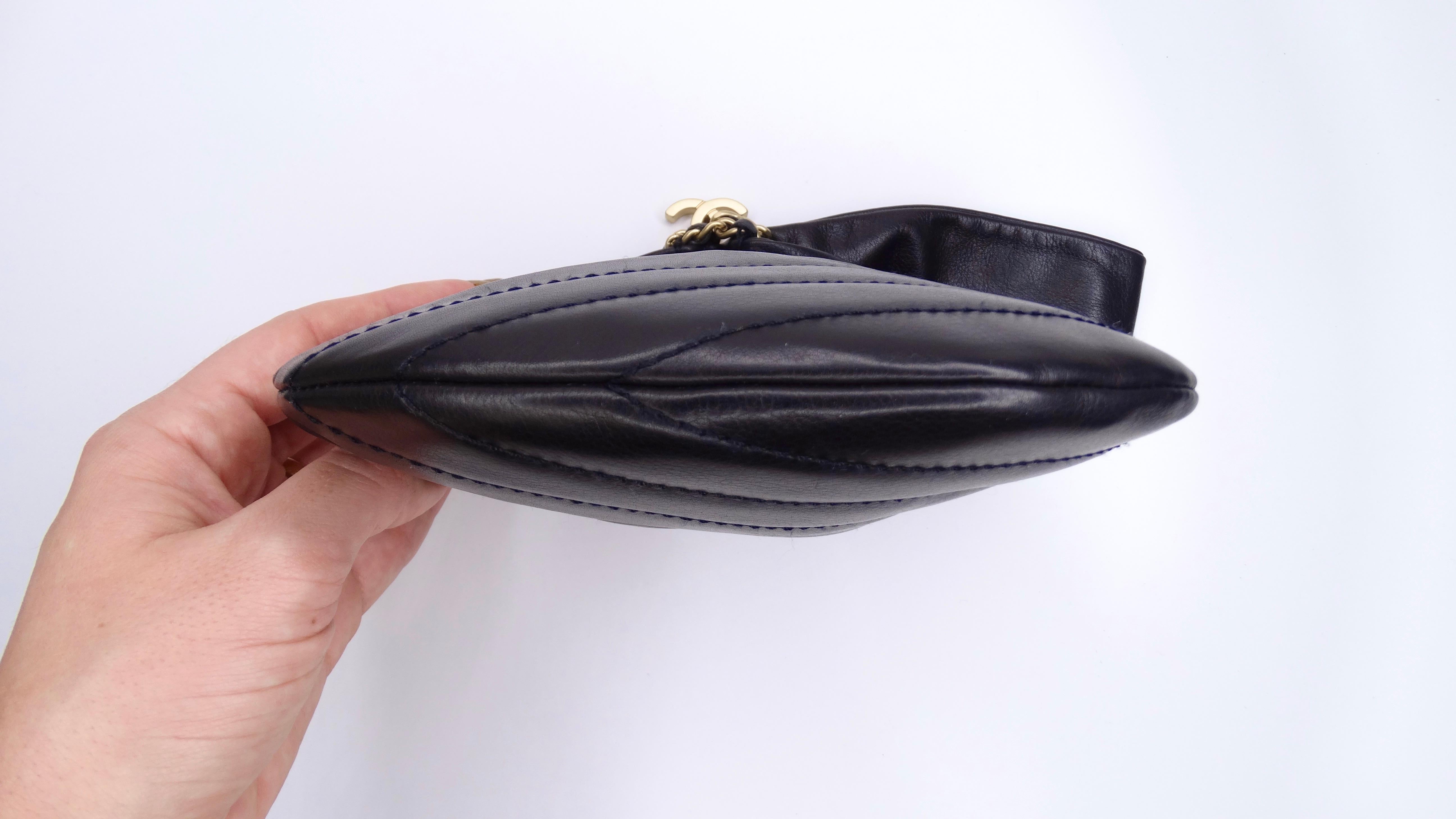 Chanel Lambskin Evening Handbag For Sale 7