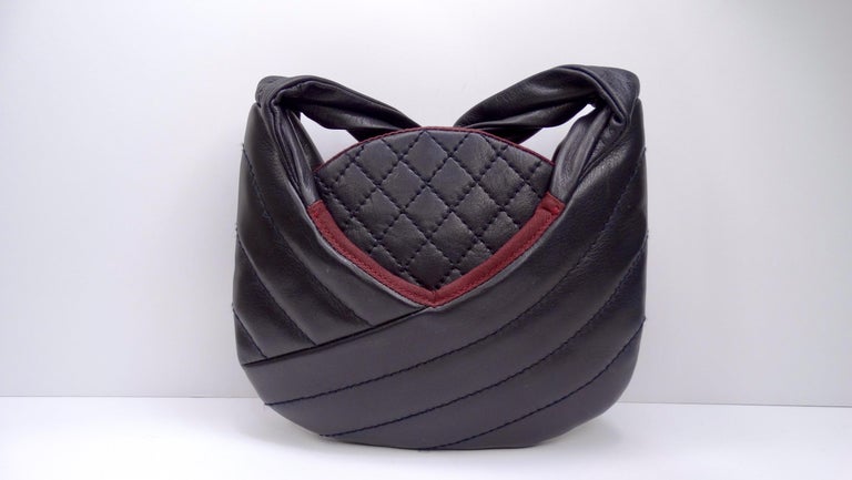 Chanel Lambskin Evening Handbag For Sale 2