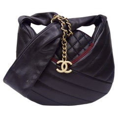 Chanel Abendhandtasche aus Lammfell