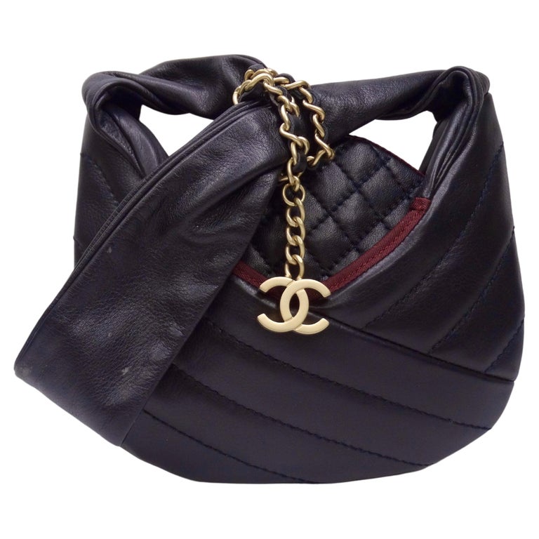 Chanel Lambskin Evening Handbag For Sale