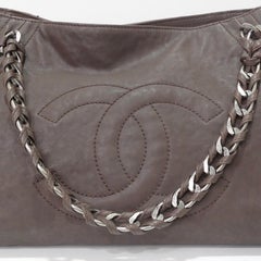 Chanel Lambskin Hobo Tote Bag Circa 1990s