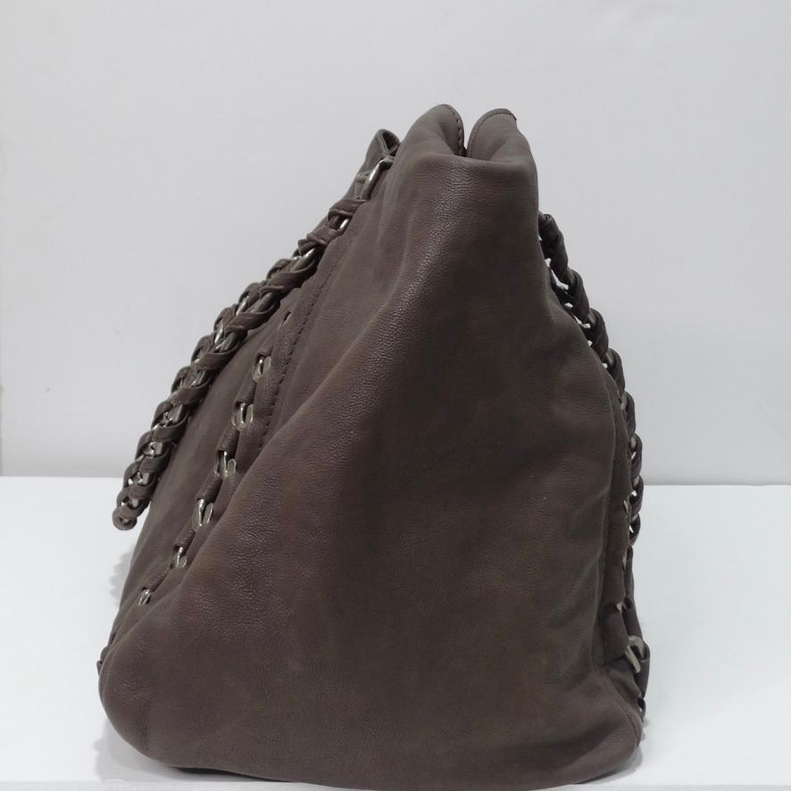 Chanel Lambskin Hobo Tote Bag Circa 1990s 1