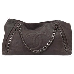 Used Chanel Lambskin Hobo Tote Bag Circa 1990s