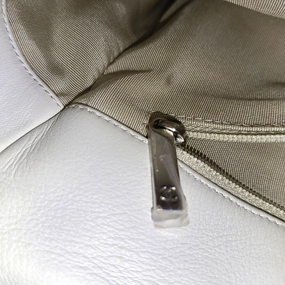 Chanel Lambskin Jumbo Canebiers Net Knots Flap White, 2011 11