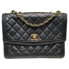 Retro CHANEL Lambskin Medium Edge Around Classic Flap Bag