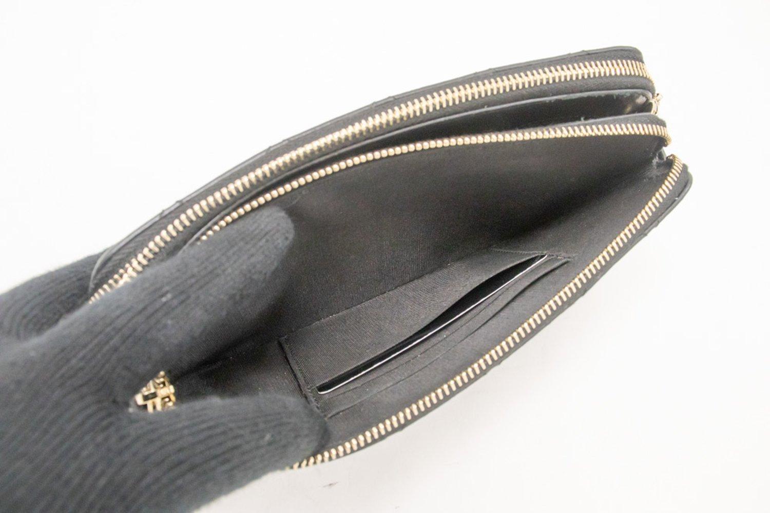 CHANEL Lambskin Pearl WOC Wallet On Chain Double Zip Chain Bag For Sale 11