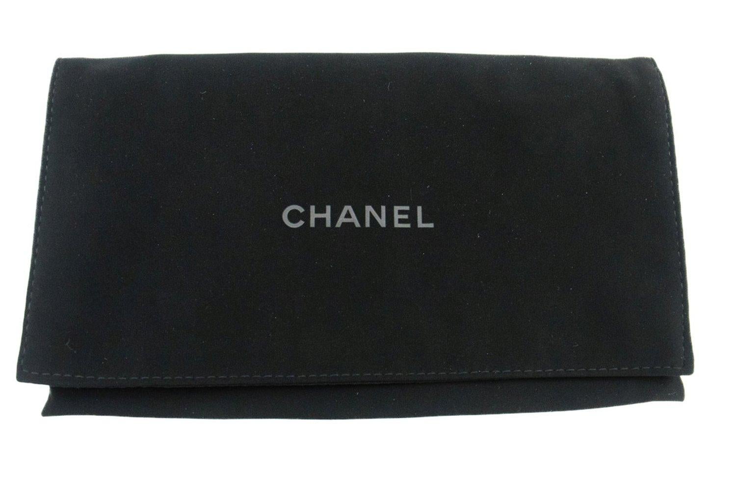 CHANEL Lambskin Pearl WOC Wallet On Chain Double Zip Chain Bag For Sale 12
