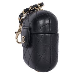 Chanel Lambskin Quilted Airpods Pro Case With Chain