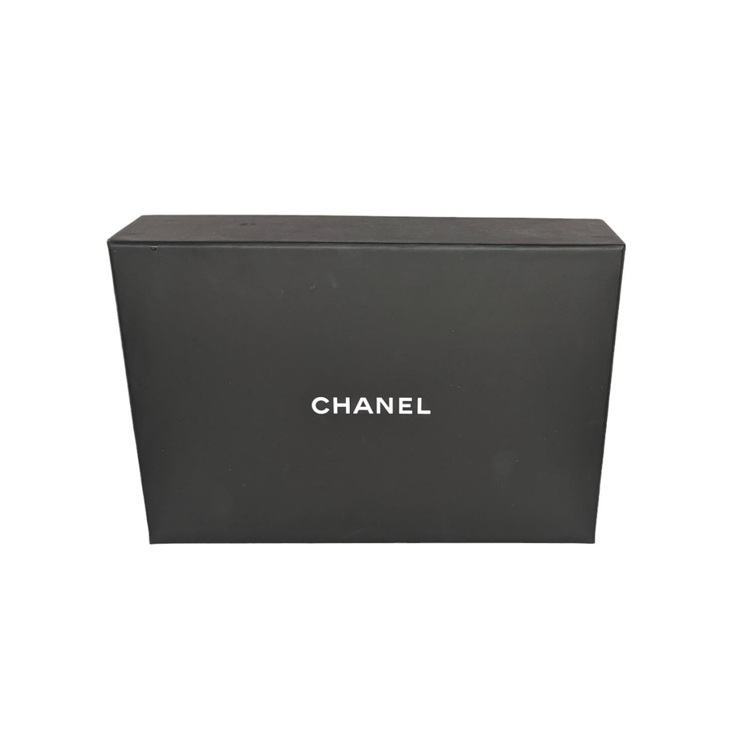 Chanel Lambskin Quilted Boy Wallet On Chain WOC Black 7