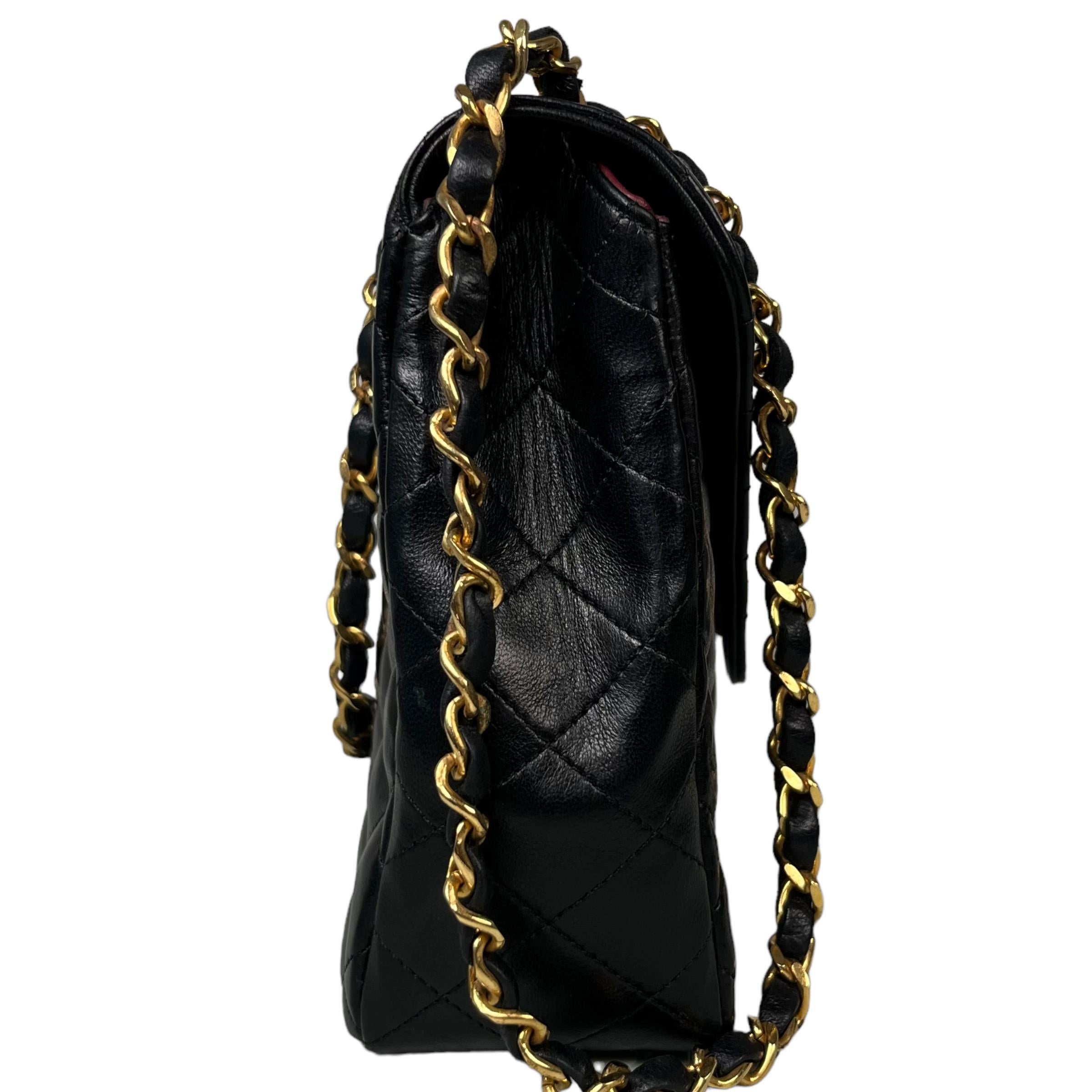 CHANEL Lambskin Quilted Envelope Flap Bag 6