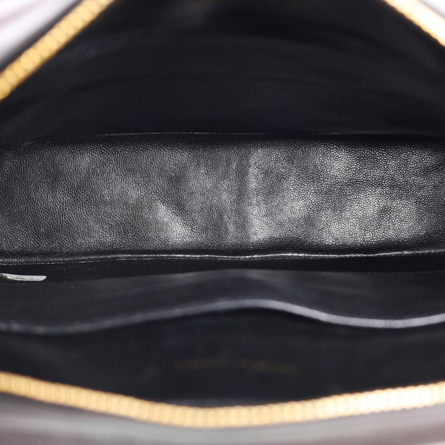 Chanel Lambskin Quilted Flap Camera Tassel Case Shoulder Bag Black For Sale 7