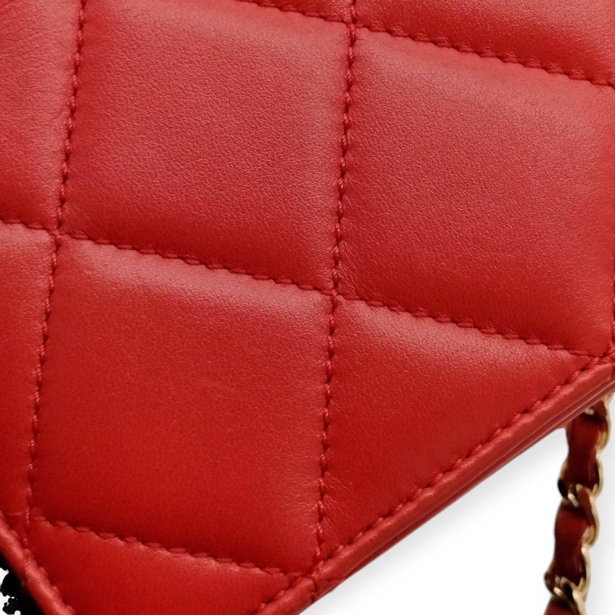 Chanel Lambskin Quilted Golden Class Wallet on Chain - '10s 1