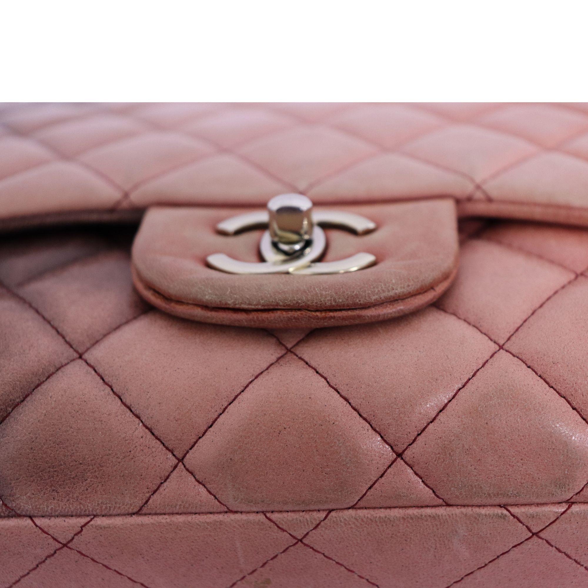 Chanel Lambskin Quilted Ombre Jumbo Flap Bag 9