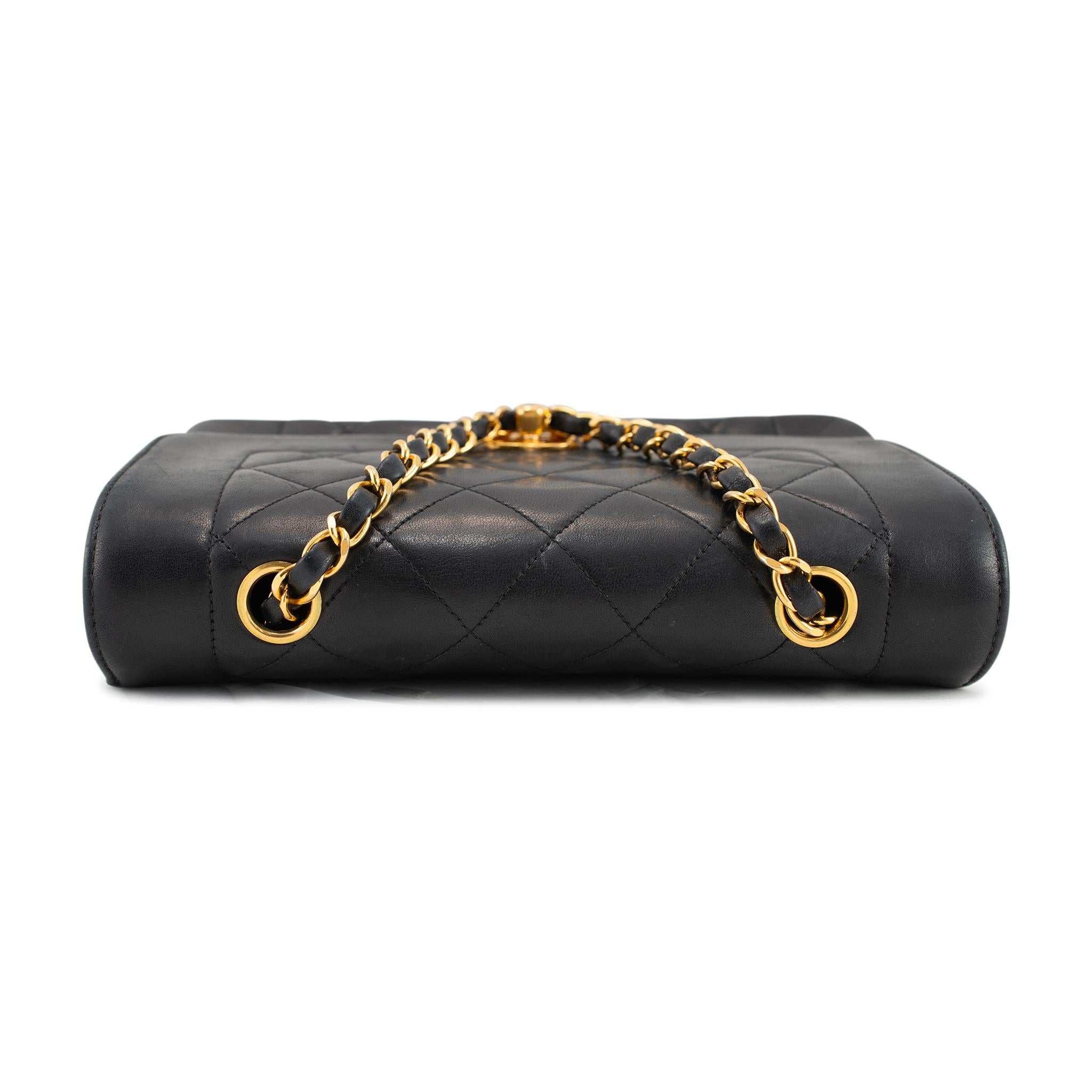 Chanel Lambskin Quilted Small Single Flap Bag 2