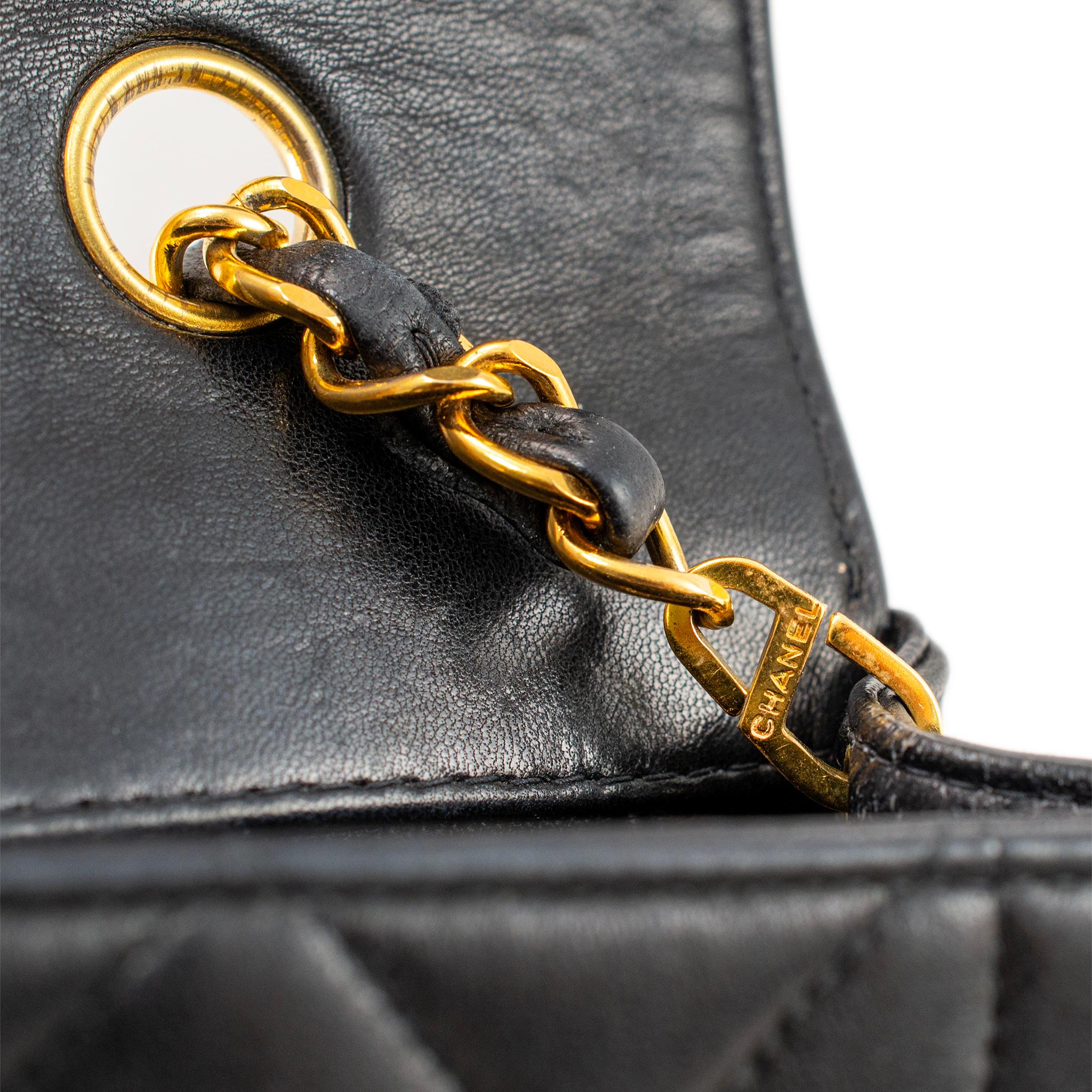 Chanel Lambskin Quilted Small Single Flap Bag 4