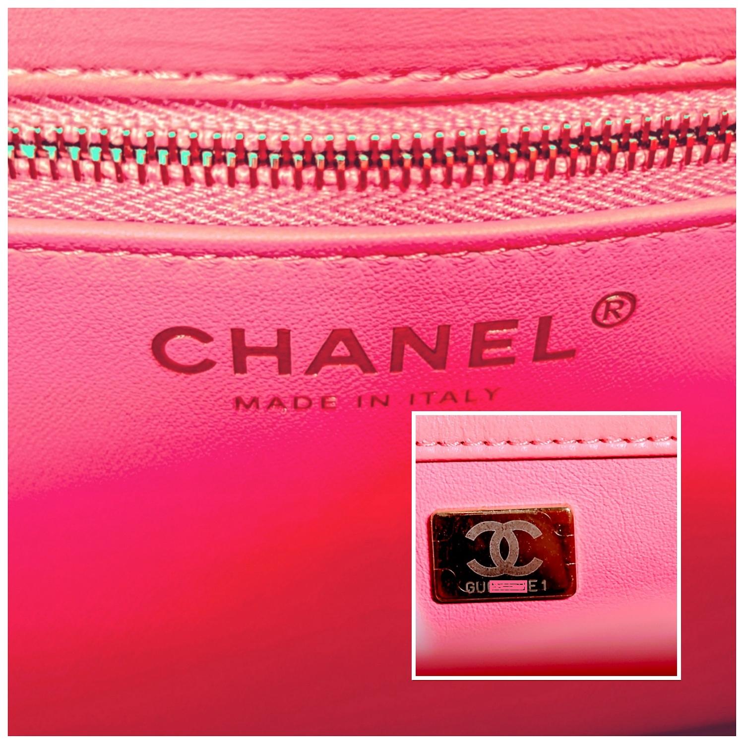 Chanel 24C Lammfell gesteppt klein Trendy CC Top Handle Klappe im Angebot 4