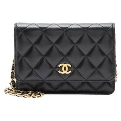 Chanel Lambskin Romance Mini Wallet on Chain