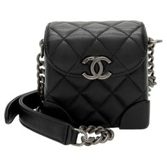 Chanel Lambskin Trunk Shoulder Bag