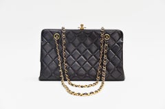 Chanel Lambskin Vintage Shoulder Bag CC top lock