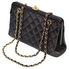 Chanel Lambskin Retro Shoulder Bag CC top lock 