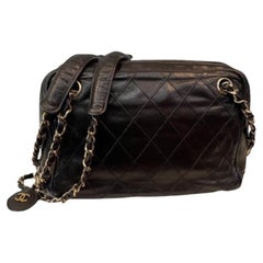 CHANEL Lambskin Wild Stitch Camera bag